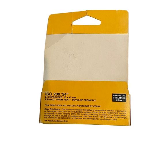 Kodak Kodacolor Gold 200 GB 110-24 Color Film 200 ISO 24 Photos - Picture 3 of 7